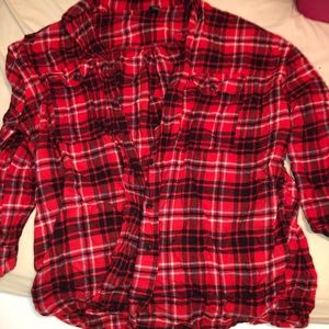 Flannel with side pockets from Target